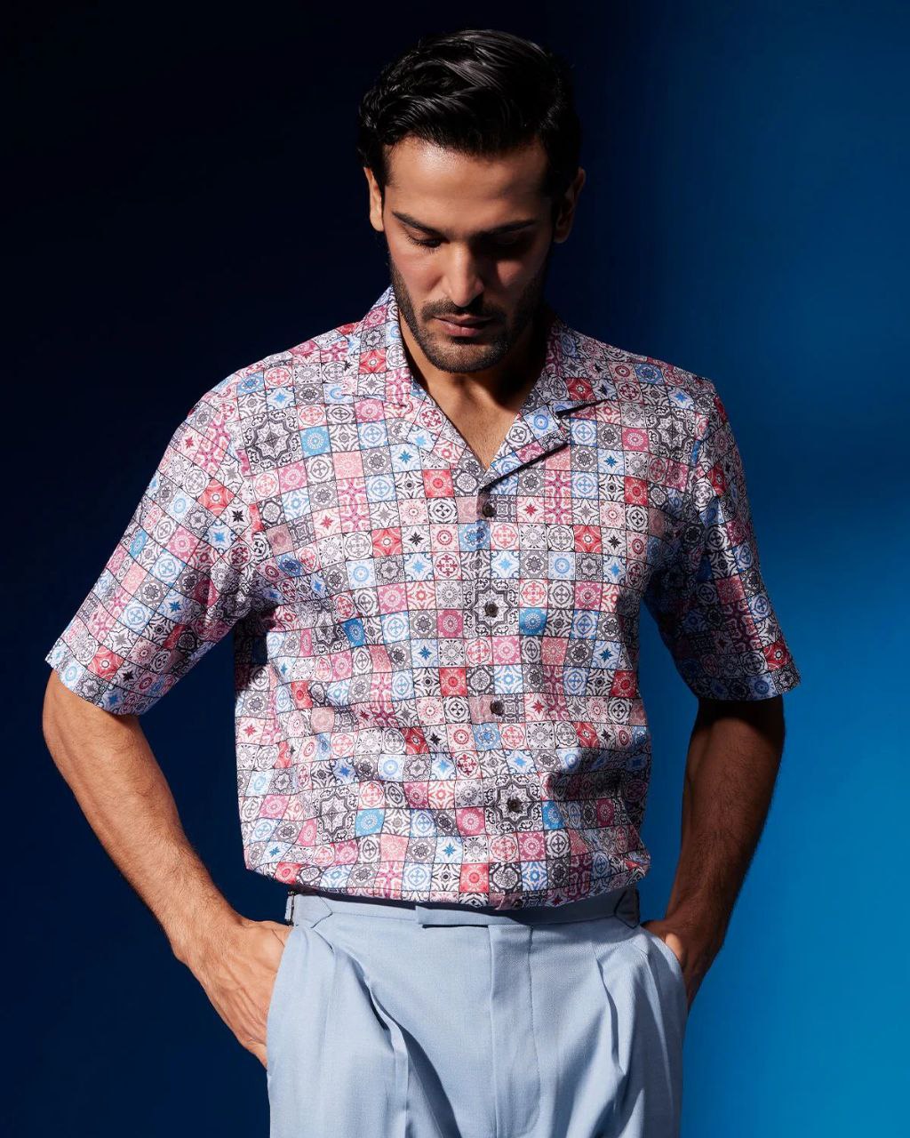 Men's Trendy Half Sleeve Summer Wear Shirt