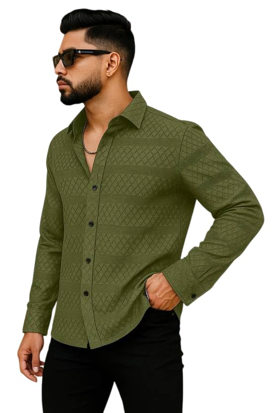 Men's Solid Linen Cotton Shirt, Casual, Plain, Full Sleeve, Summer-Regular Fit, Stylish, Everyday Formal Wear