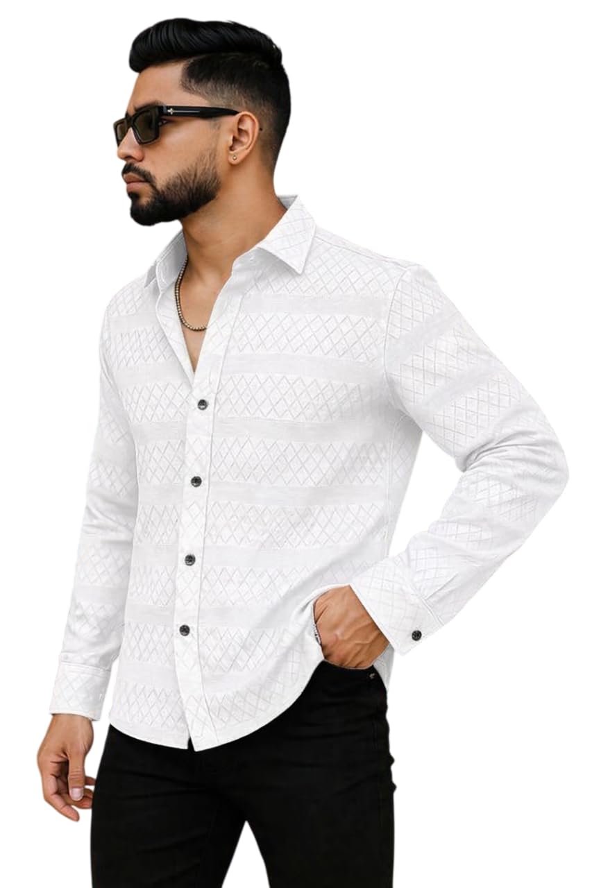 Men's Solid Linen Cotton Shirt, Casual, Plain, Full Sleeve, Summer-Regular Fit, Stylish, Everyday Formal Wear