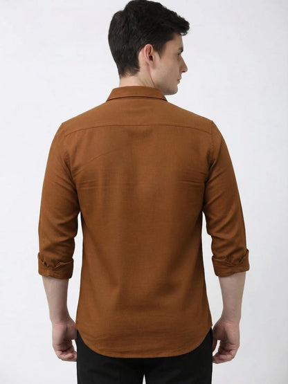 Men Solid Good Color Shirt | Trendy Casual & Formal Wear | Comfortable Cotton Blend | Slim Fit Stylish Shirt
