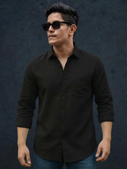 Men Solid Good Color Shirt | Trendy Casual & Formal Wear | Comfortable Cotton Blend | Slim Fit Stylish Shirt