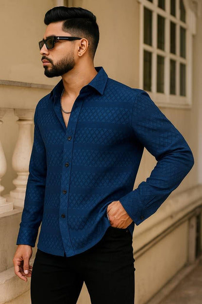 Men's Solid Linen Cotton Shirt, Casual, Plain, Full Sleeve, Summer-Regular Fit, Stylish, Everyday Formal Wear