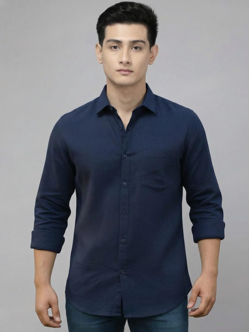 Men Solid Good Color Shirt | Trendy Casual & Formal Wear | Comfortable Cotton Blend | Slim Fit Stylish Shirt