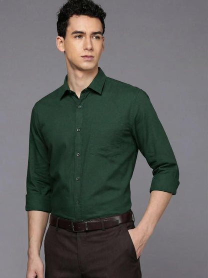 Men Solid Good Color Shirt | Trendy Casual & Formal Wear | Comfortable Cotton Blend | Slim Fit Stylish Shirt