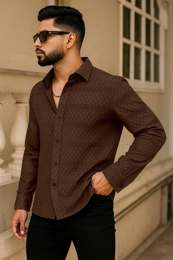 Men's Solid Linen Cotton Shirt, Casual, Plain, Full Sleeve, Summer-Regular Fit, Stylish, Everyday Formal Wear
