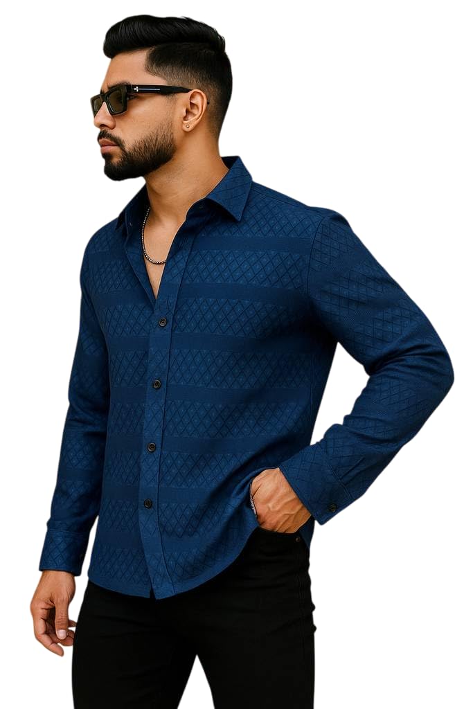 Men's Solid Linen Cotton Shirt, Casual, Plain, Full Sleeve, Summer-Regular Fit, Stylish, Everyday Formal Wear