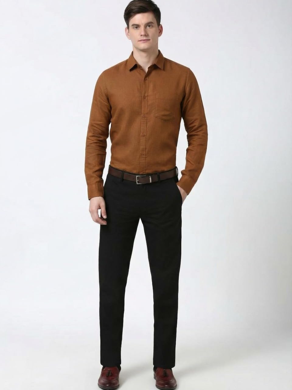 Men Solid Good Color Shirt | Trendy Casual & Formal Wear | Comfortable Cotton Blend | Slim Fit Stylish Shirt