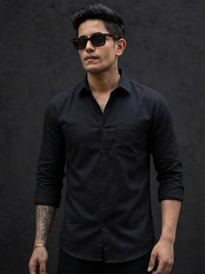 Men Solid Good Color Shirt | Trendy Casual & Formal Wear | Comfortable Cotton Blend | Slim Fit Stylish Shirt