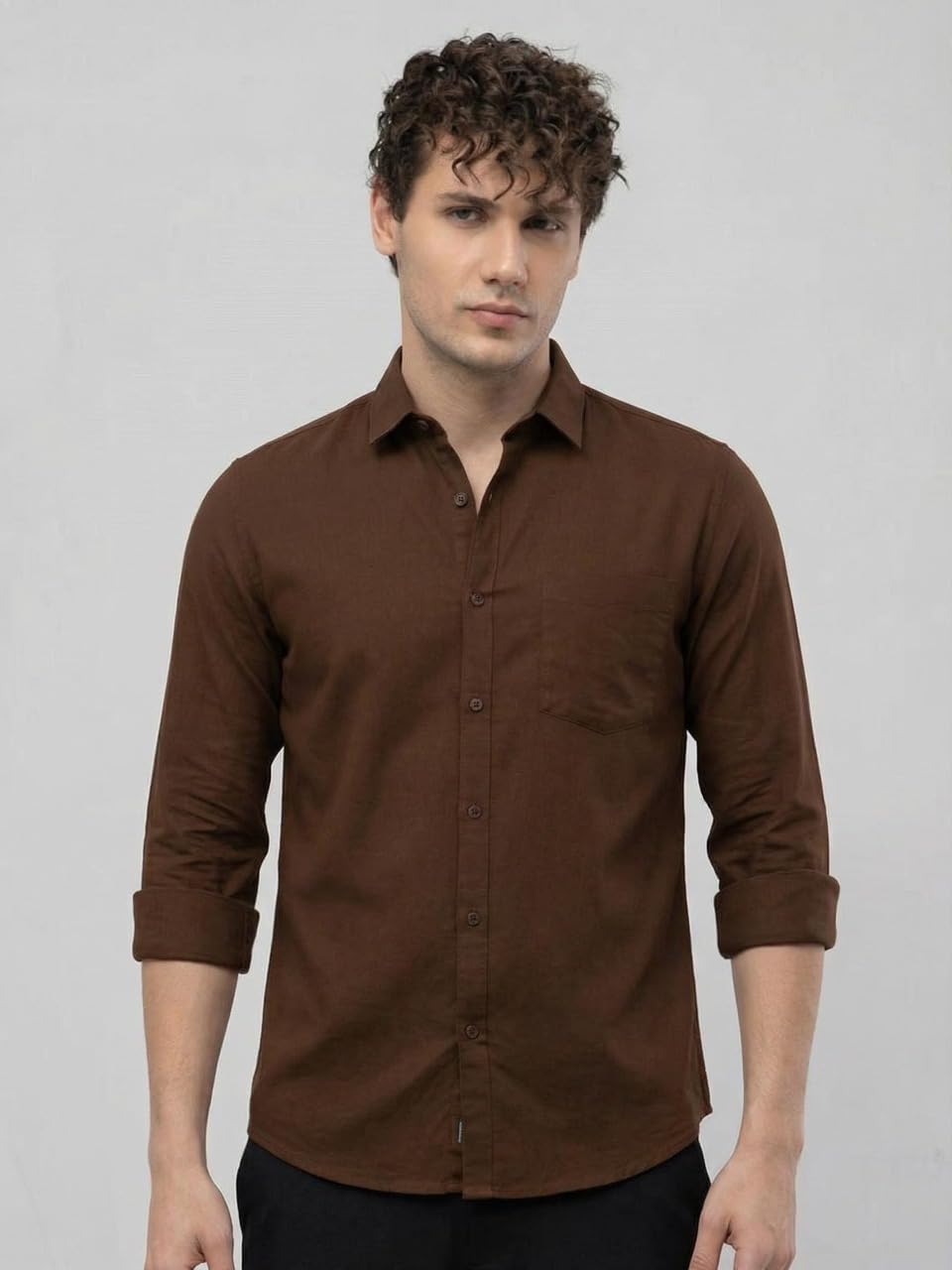 Men Solid Good Color Shirt | Trendy Casual & Formal Wear | Comfortable Cotton Blend | Slim Fit Stylish Shirt