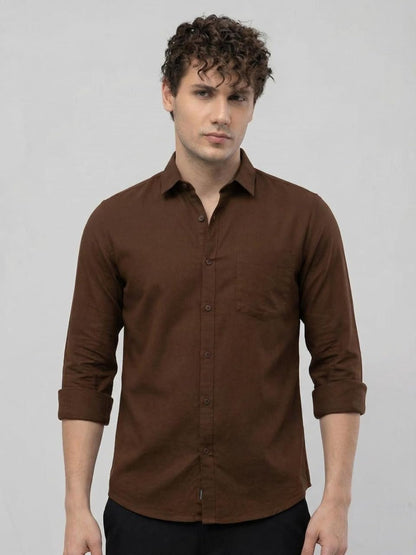Men Solid Good Color Shirt | Trendy Casual & Formal Wear | Comfortable Cotton Blend | Slim Fit Stylish Shirt