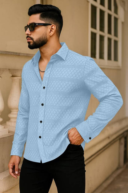 Men's Solid Linen Cotton Shirt, Casual, Plain, Full Sleeve, Summer-Regular Fit, Stylish, Everyday Formal Wear