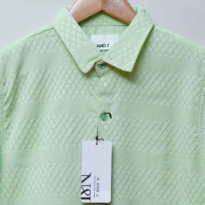 Men's Solid Linen Cotton Shirt, Casual, Plain, Full Sleeve, Summer-Regular Fit, Stylish, Everyday Formal Wear