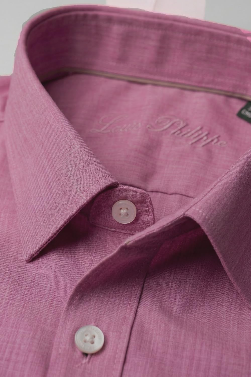 Men's Slim Fit Melange Look All Day Comfort with Stretch Full Sleeve Solid Fashion Formal Shirt