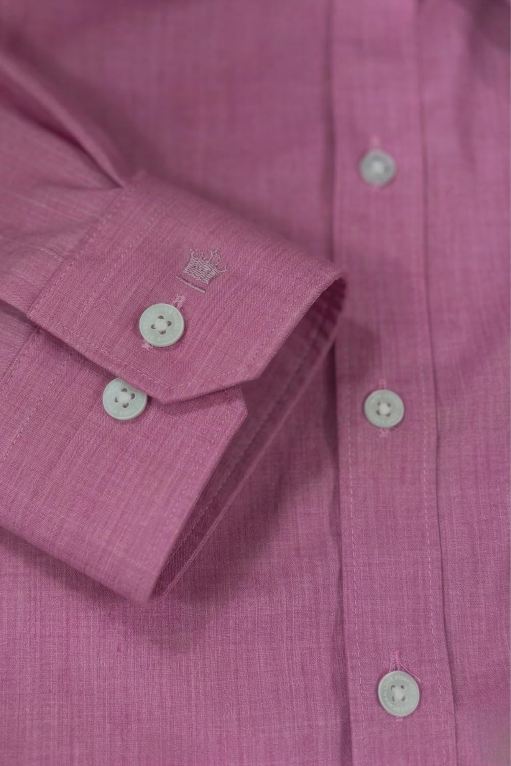 Men's Slim Fit Melange Look All Day Comfort with Stretch Full Sleeve Solid Fashion Formal Shirt