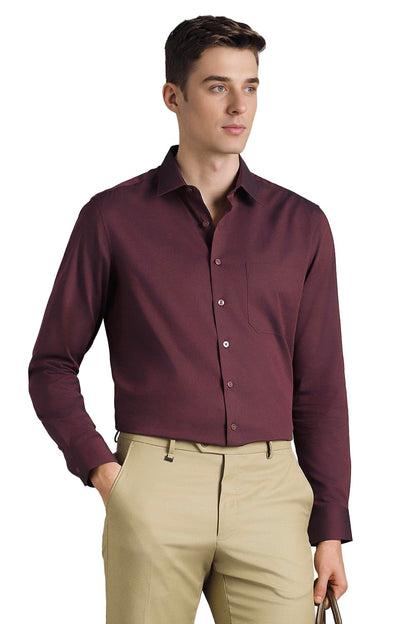 Men's Slim Fit Easy to Iron Everyday wear Premium Cotton Full Sleeve Solid Formal Shirt