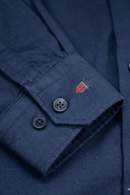 Men's Slim Fit Made Using BCI Cotton, Brushed Twill, Soft Fabric Full Sleeve Engineered Stripe Casual Shirt