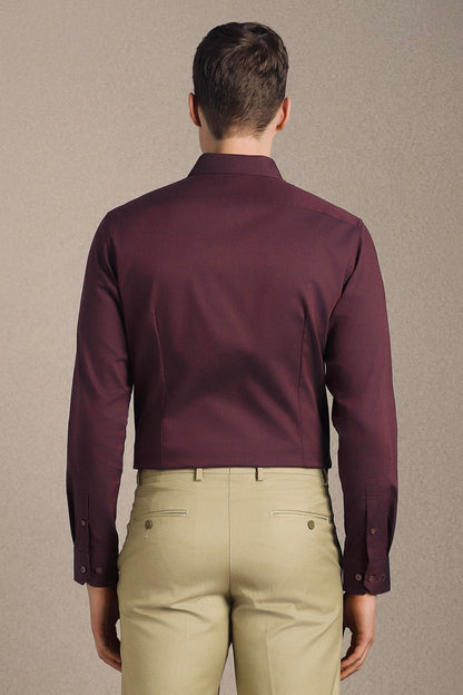 Men's Slim Fit Easy to Iron Everyday wear Premium Cotton Full Sleeve Solid Formal Shirt