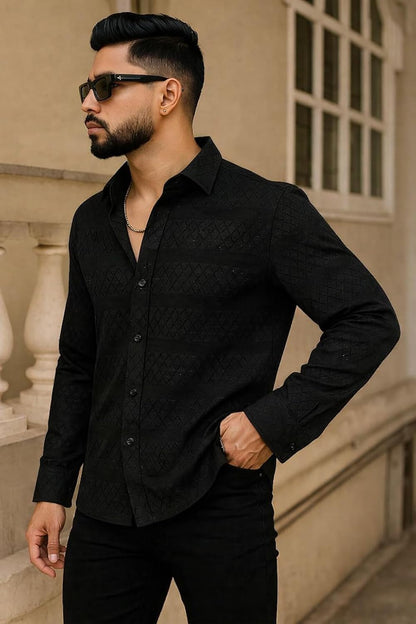 Men's Solid Linen Cotton Shirt, Casual, Plain, Full Sleeve, Summer-Regular Fit, Stylish, Everyday Formal Wear