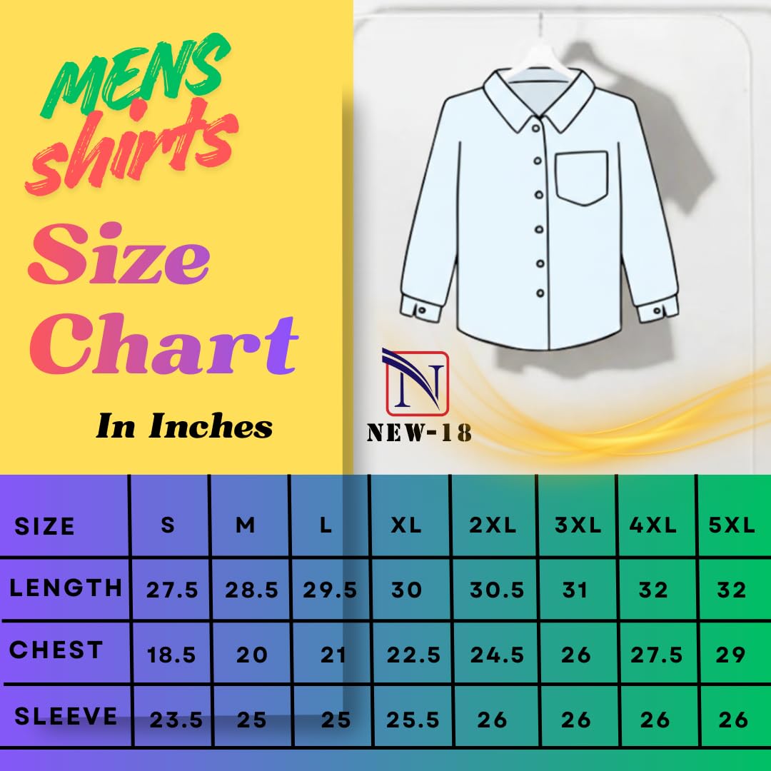 Men Solid Good Color Shirt | Trendy Casual & Formal Wear | Comfortable Cotton Blend | Slim Fit Stylish Shirt