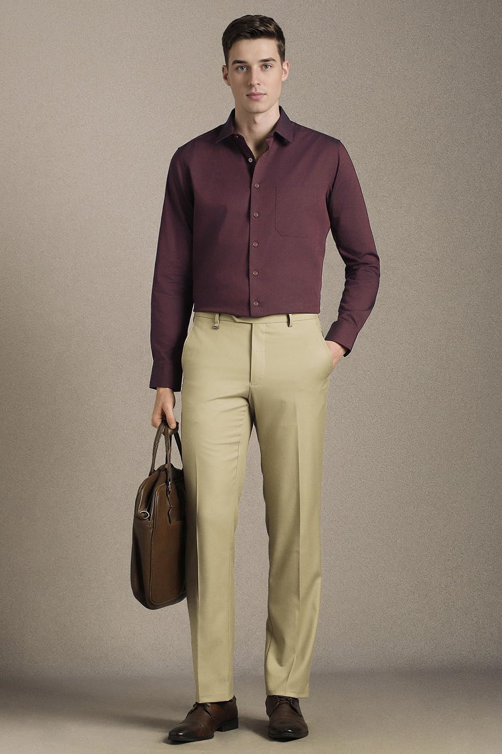 Men's Slim Fit Easy to Iron Everyday wear Premium Cotton Full Sleeve Solid Formal Shirt