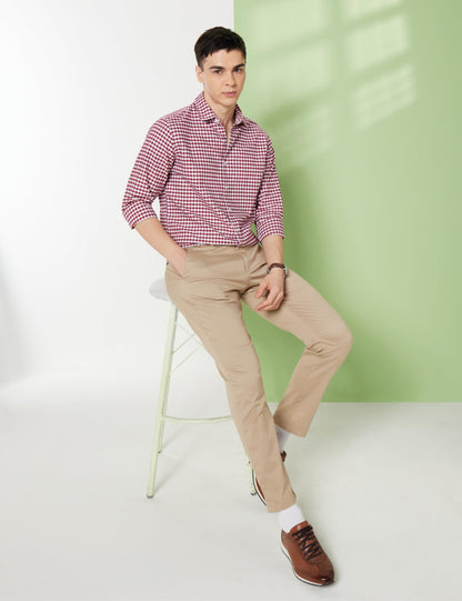 Men's Checkered Casual Shirt - Regular Fit | Full Sleeve | Pure Cotton (Available in Plus Sizes)