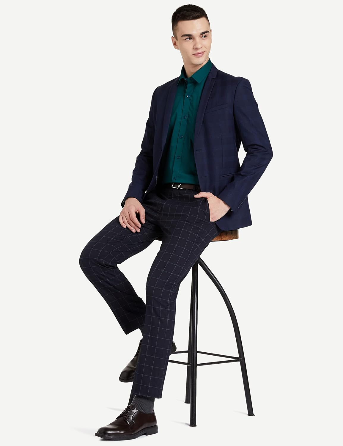 Men's Solid Cotton Formal Shirt | Plain | Full Sleeve - Regular Fit (Available in Plus Sizes)