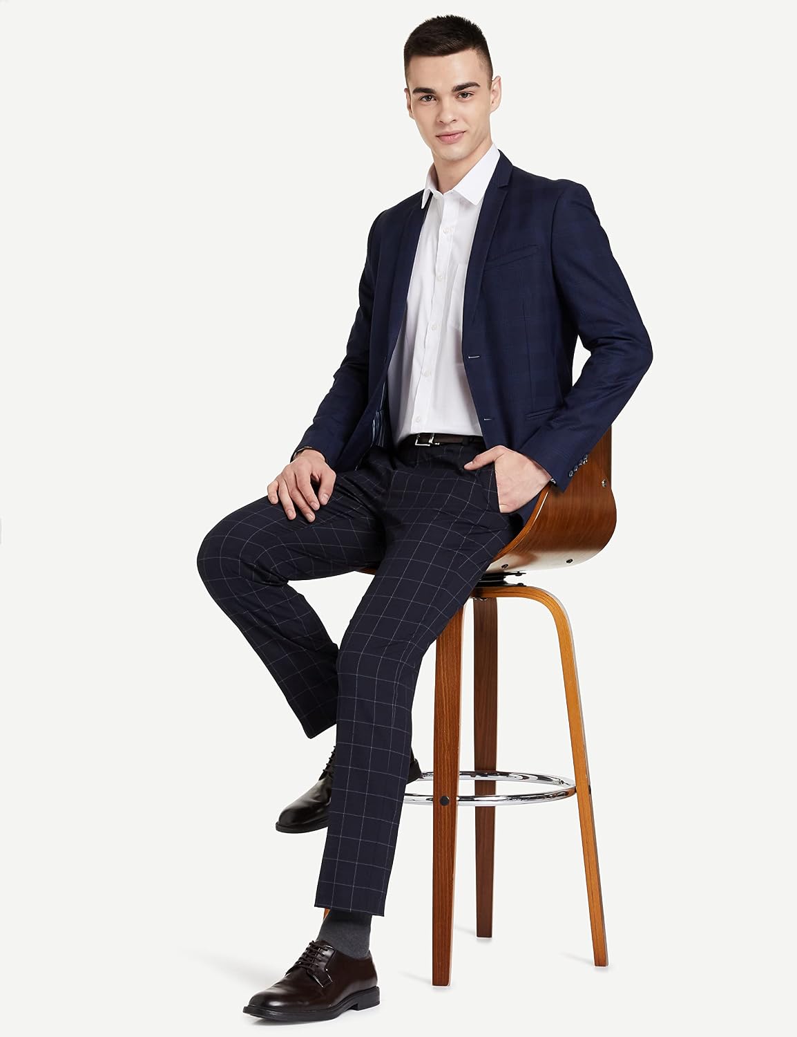 Men's Solid Cotton Formal Shirt | Plain | Full Sleeve - Regular Fit (Available in Plus Sizes)