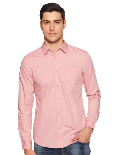 Men's Cotton Shirt | Casual | Plain | Full Sleeve | Summer - Regular Fit (Available in Plus Sizes)