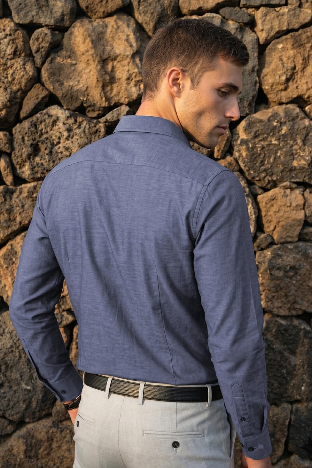Men's Slim Fit Easy to Iron Everyday wear Premium Cotton Full Sleeve Solid Formal Shirt