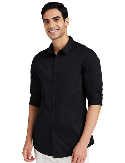 Men's Cotton Shirt | Casual | Plain | Full Sleeve | Summer - Regular Fit (Available in Plus Sizes)