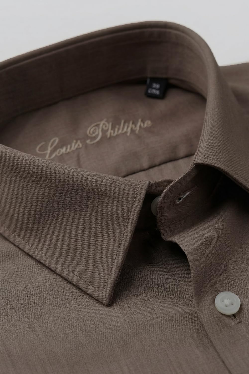 Men's Slim Fit Melange Look All Day Comfort with Stretch Full Sleeve Solid Fashion Formal Shirt