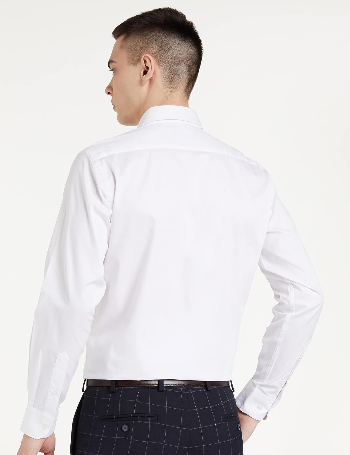 Men's Solid Cotton Formal Shirt | Plain | Full Sleeve - Regular Fit (Available in Plus Sizes)