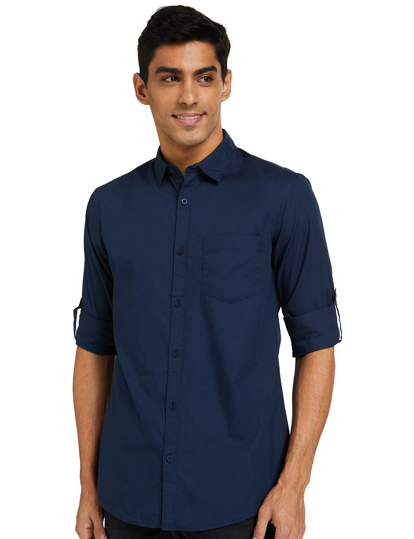 Men's Cotton Shirt | Casual | Plain | Full Sleeve | Summer - Regular Fit (Available in Plus Sizes)