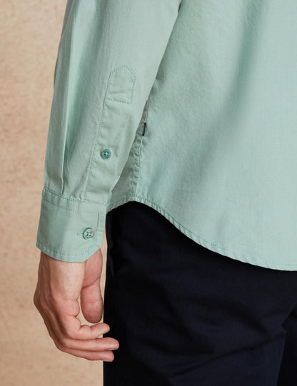Men's Solid Slim Fit Cotton Casual Shirt | Plain | Full Sleeve | Summer (Available in Plus Sizes)