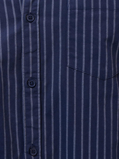 Men’s Slim Fit Striped Shirt | Full Sleeves | Everyday Wear Stylish Shirt for Men