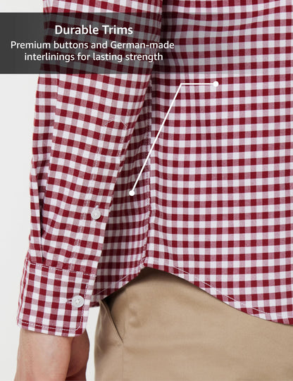 Men's Checkered Casual Shirt - Regular Fit | Full Sleeve | Pure Cotton (Available in Plus Sizes)