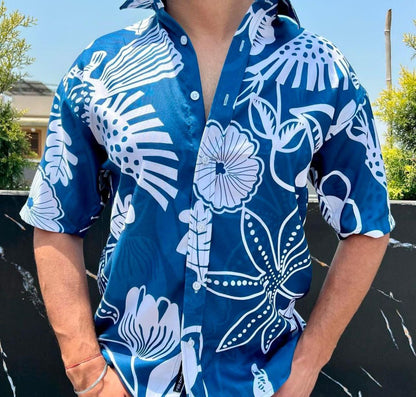 Men's Lightweight Breathable Half Sleeve Shirt for Men