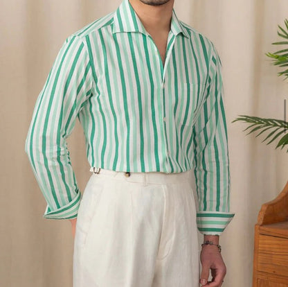 Men's Comfortable Full Sleeve Cotton Blend Shirt