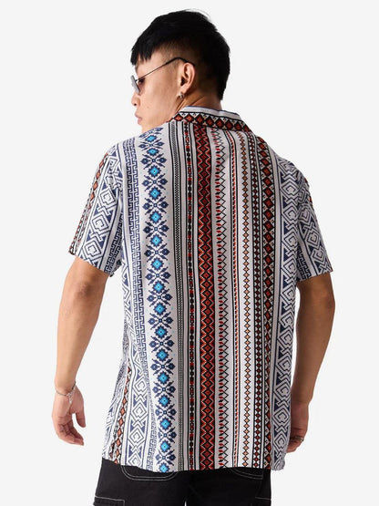 Men's Comfortable Half Sleeve Button-Down Shirt