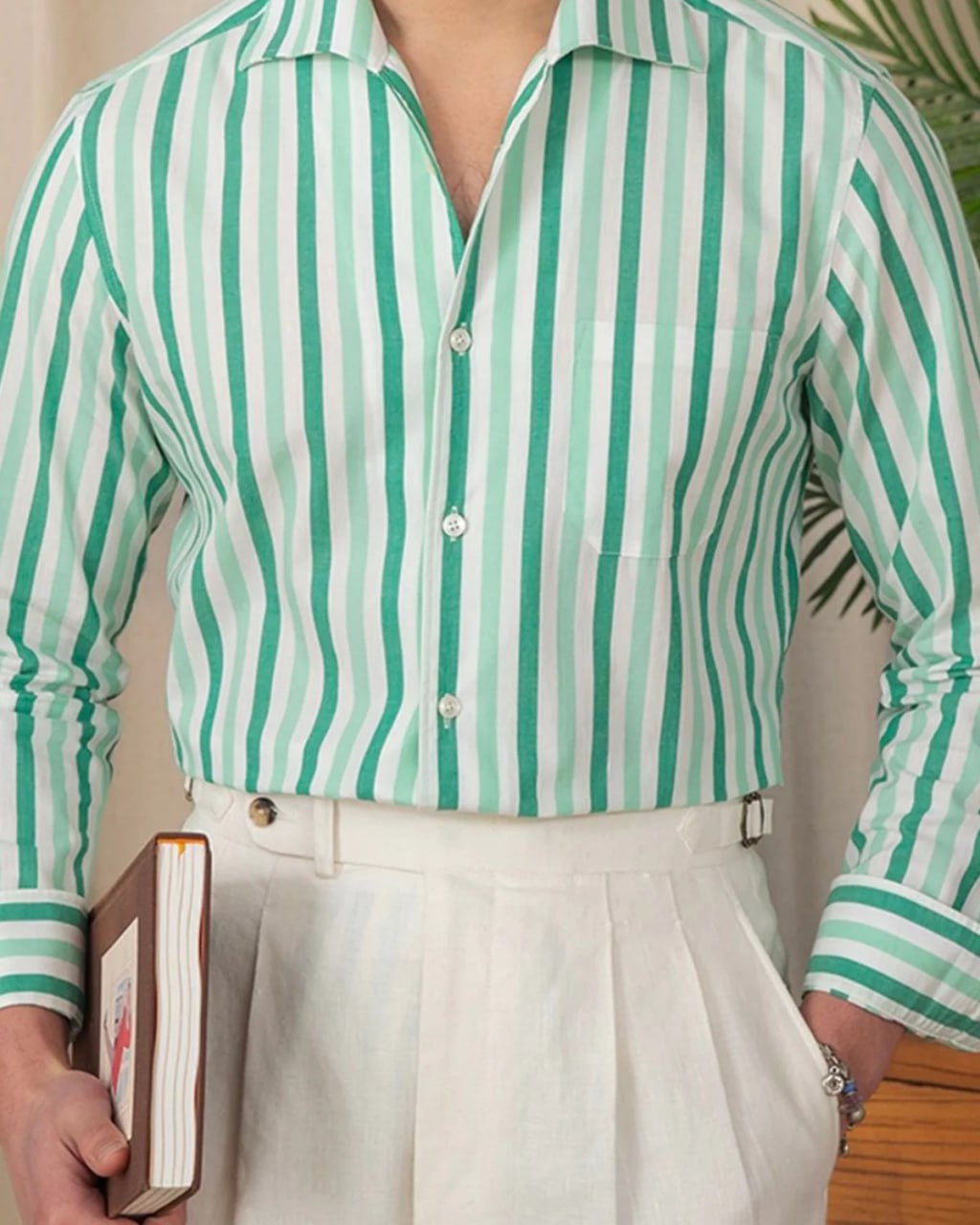 Men's Comfortable Full Sleeve Cotton Blend Shirt