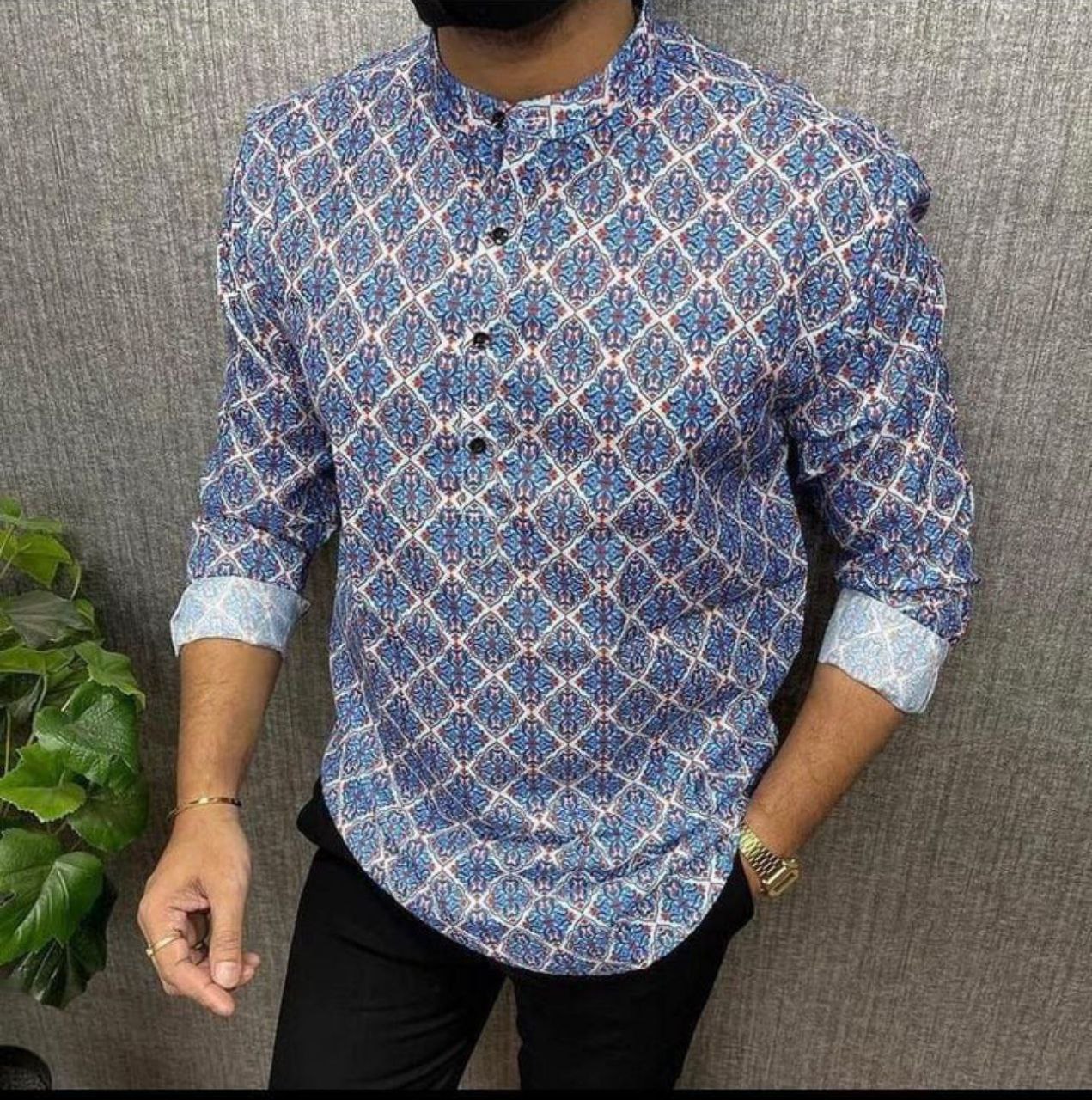Men's Regular Fit Full Sleeve Cotton Shirt